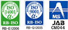 ISO9001/14001認証取得 ISO14001